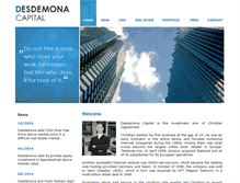 Tablet Screenshot of desdemonacapital.com